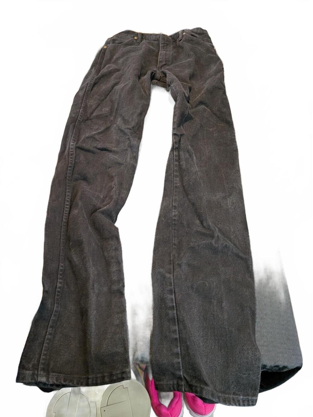 Wrangler Men's Black Bootcut Jeans Size 33 Waist